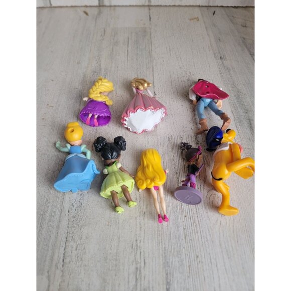 Disney mix princess prince variety toy set xmas tangled pluto rapunzel - Picture 8 of 8